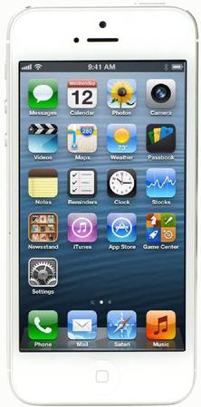 Смартфон Apple iPhone 5 64Gb White & Silver - Озёрск