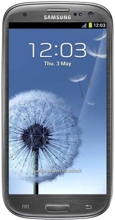 Смартфон Samsung Galaxy S3 GT-I9300 16Gb Titanium grey - Озёрск